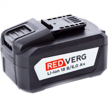 Аккумулятор REDVERG Li-Ion 18V, 6.0Ач