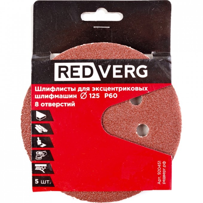 Шлифлист REDVERG 6624181 9062642